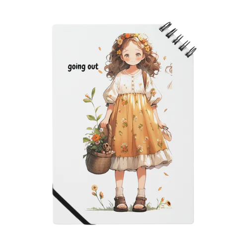 going out girl Notebook