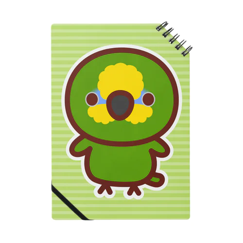 キソデボウシインコ Notebook