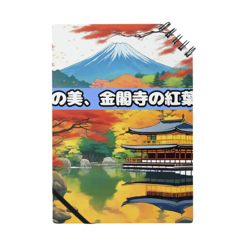 【金閣寺】日本の文化/自然の奇跡コレクション Notebook