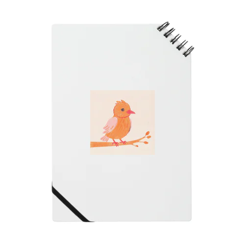 かわいい小鳥のイラストグッズ Notebook