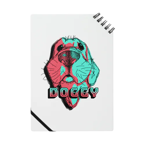 Doggy（ロゴ風） Notebook