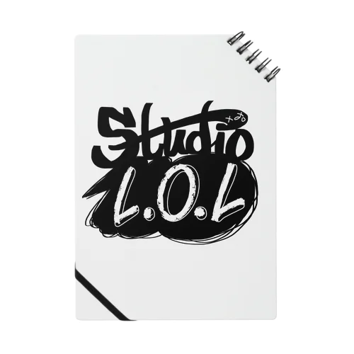 Studio L.O.L モノクロロゴ Notebook