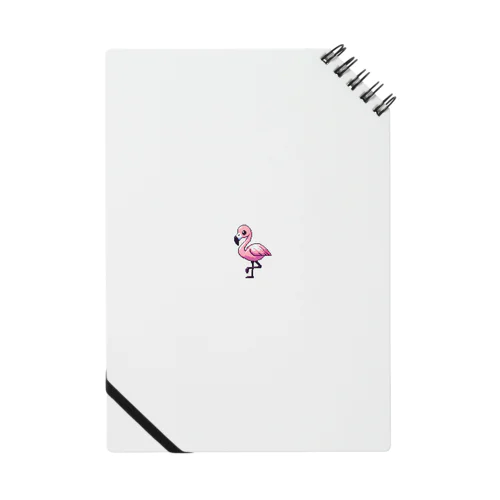 フラミンゴのピクセルアート Notebook