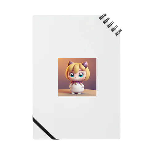 かわいい3Dキャラのグッズ Notebook