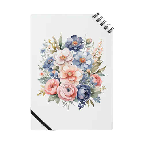 パステルカラーの花束 Notebook