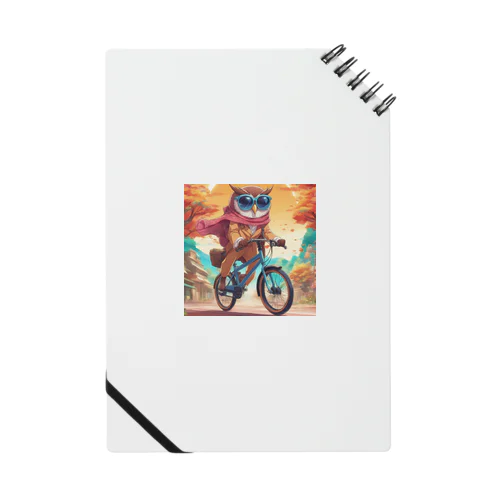 自転車サングラスフクロウ Notebook