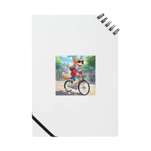 自転車サングラス犬 Notebook
