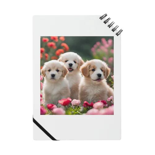 かわいい仔犬のグッズ Notebook