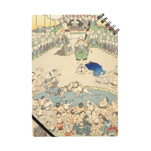 相撲　東海道　浪花天保山 / Tokaido Naniwa Tempozan Notebook