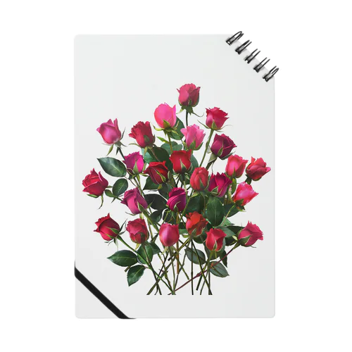 Redpink 24Roses Notebook