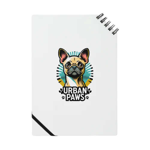 パグチワワ「Urban paws 」 Notebook