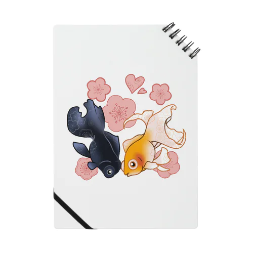 蕾、花咲く 梅金魚 ノート
