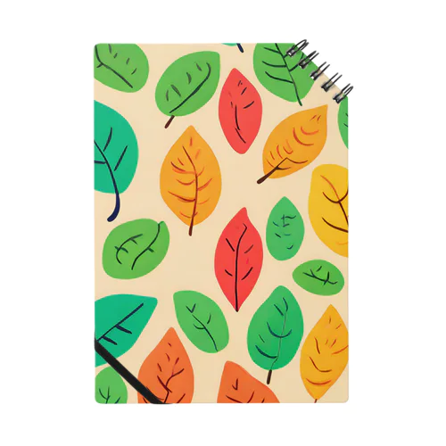 green leaf green Notebook