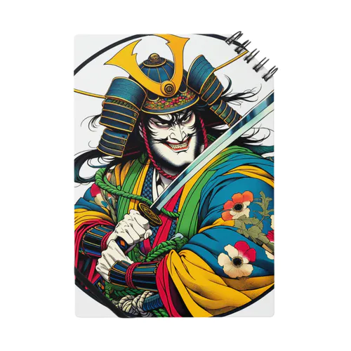 浮世絵 ド派手侍 Ukiyoe Flamboyant Samurai [UDS-DL-SR001-0008] Notebook