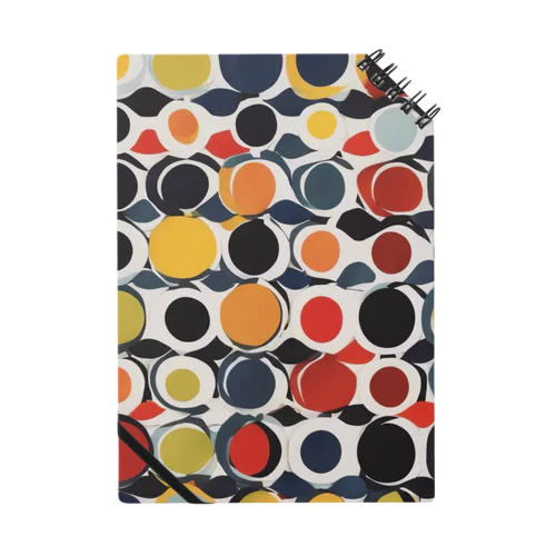 北欧　ドット柄　マリメッコ風　Scandinavian dot pattern Notebook