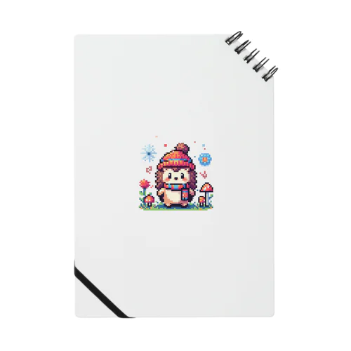 ドット絵防寒ハリネズミ Notebook