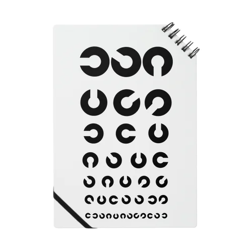 視力検査デザイン Notebook