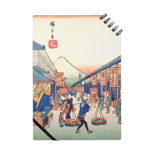 東都名所　駿河町之図 / Famous Places in the Eastern Capital - Illustration of Suruga Town Notebook