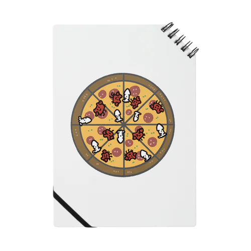 ほらをた娘 くぁに＆いくぁ PIZZA Notebook