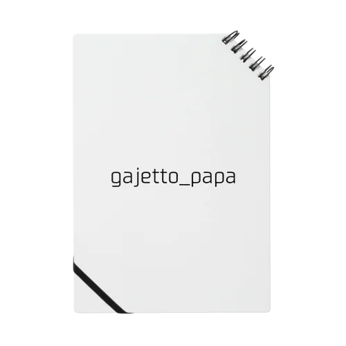 gajetto_papa（ガジェットパパ）文字ロゴ Notebook