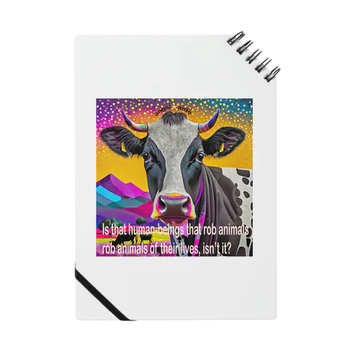 animal welfare cow Notebook