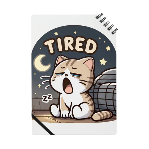 Tired cat7 Notebook