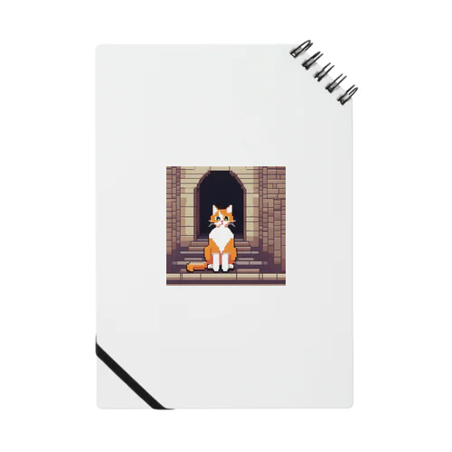 トンネルで遊んでいる猫 Notebook