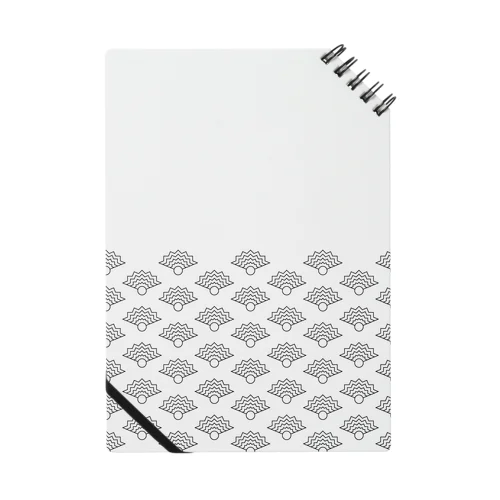 NIMAFUKU (Pattern - White) Notebook