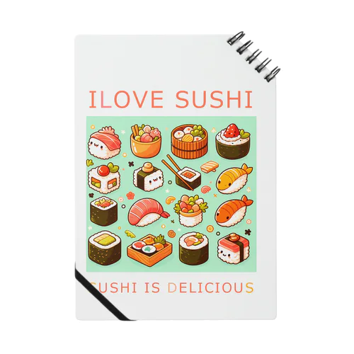 I LOVE SUSHI Notebook