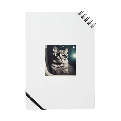 宇宙旅サングラスねこ Notebook