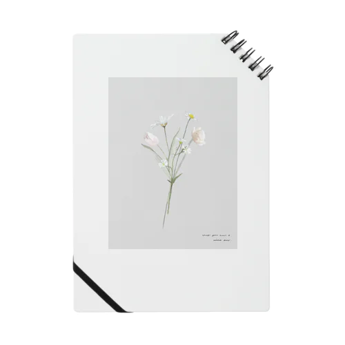 💐 Hanataba . grayish pale color . Notebook