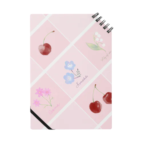 Cherry & Flower Notebook