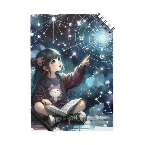 Constellation Girl2 Notebook