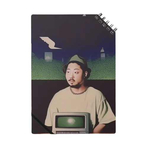 computer lover rapper Notebook