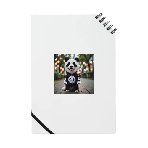 パンダの着ぐるみを着た犬 ノート