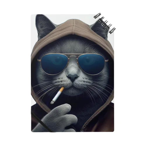 Smoking Cat Notebook