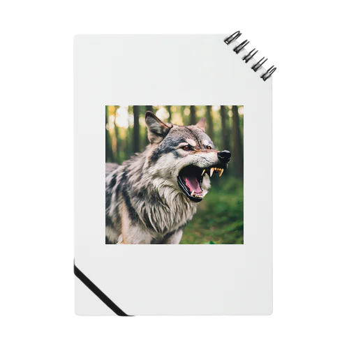 Angry wolf Notebook