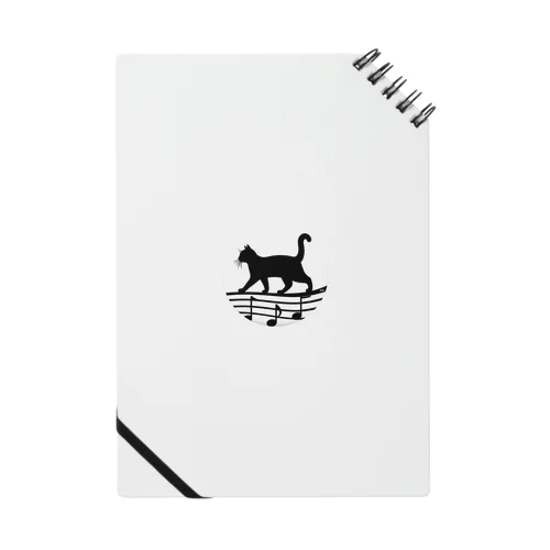 五線譜上の黒猫 Notebook