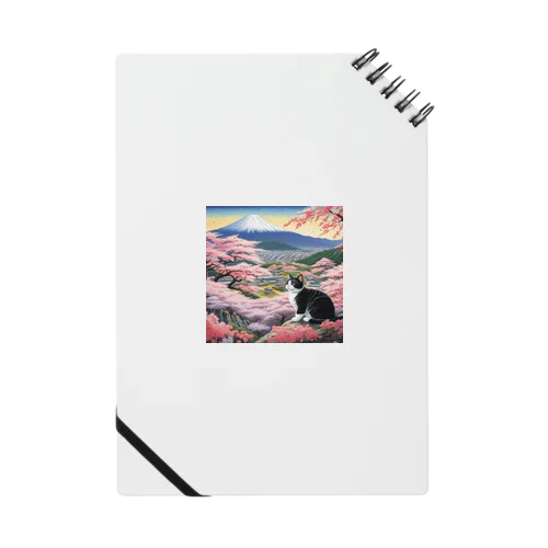 桜と富士山と猫 Notebook