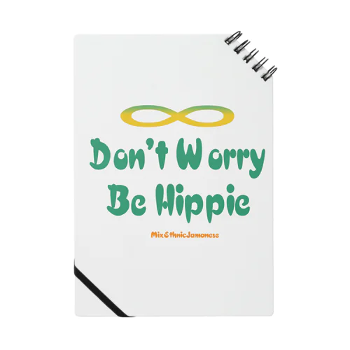 オリジナルロゴシリーズ　don't worry be hippie Notebook