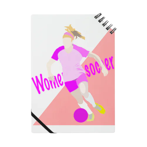 women’s soccer スターフォワード Notebook