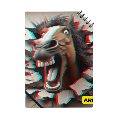 AREUS×3D Horse Notebook