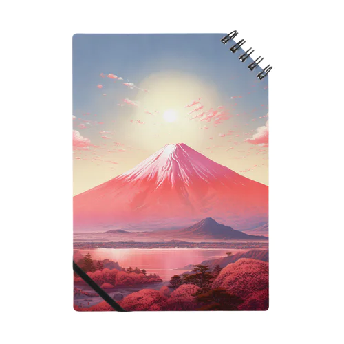 赤富士希望の印　なでしこ1478 ノート