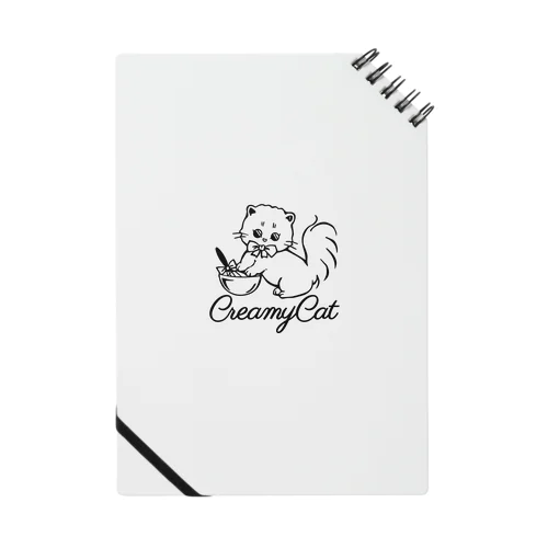 creamy catの白猫ちゃん Notebook