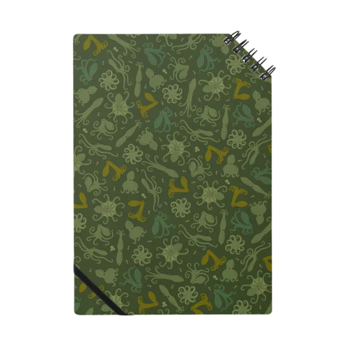 蛸がいっぱいダーク Notebook