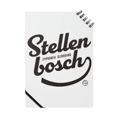 ステレンボッシュ（タイポグラフィBLACK） Notebook