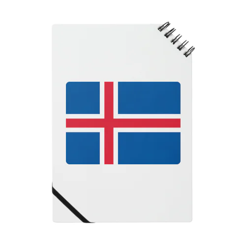 アイスランドの国旗 Notebook