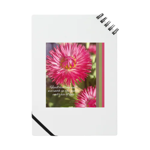 お花・Find healing and warmth in the gentle embrace of love Notebook