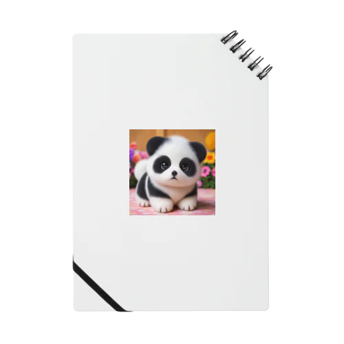 パンダふうの秋田犬子犬 Notebook