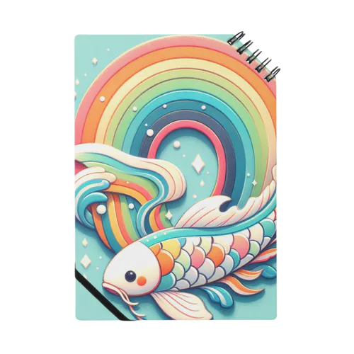 虹の海を泳ぐコイちゃん ノート